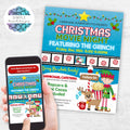 cute chrismtas movie night invitation flyers